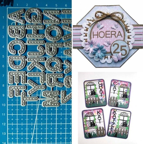 Alphabet metal cutting dies - alphabet,
