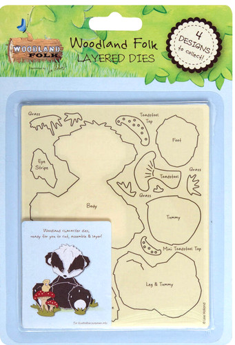 Docrafts layered dies woodland - layered,