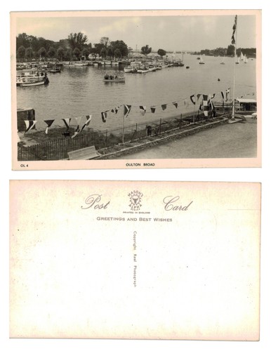 Postcard oulton broad - -,