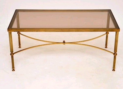 French mid century solid brass - french,