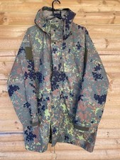 German Military Flecktarn Waterproof Parka Size XL