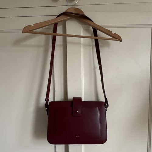 Burgundy leather small - burgundy,