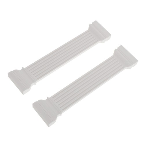 2pcs white plastic roman - 2pcs,