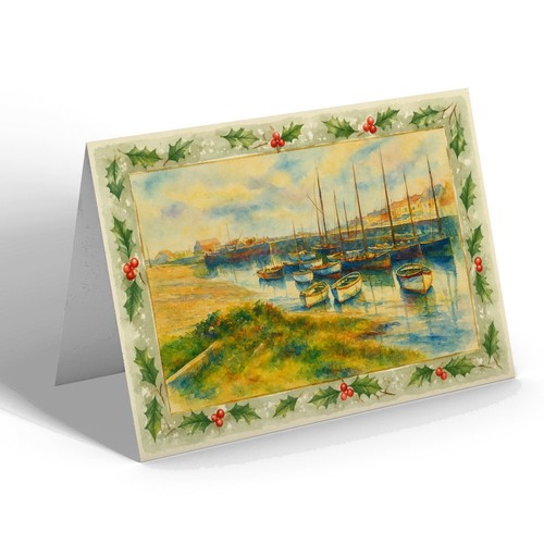 Christmas card the harbour - -,