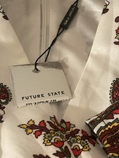 Future State Summer dress Tropical Flowers embroidered  Women’s U.K-12- EUR-40”
