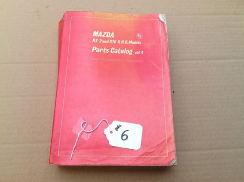 Mazda rx2 616 parts - , book
