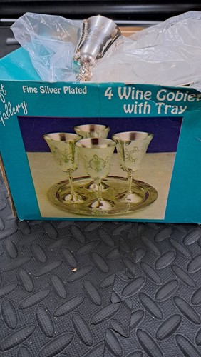 silver wine goblets