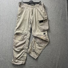 Snickers 3312 workwear trousers size 50 waist 35'  grey distressed