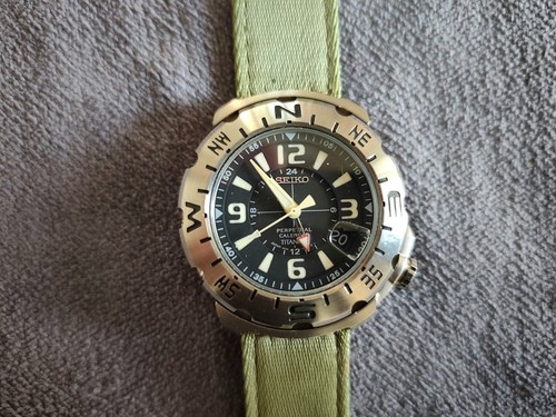 Seiko landtrek titanium with - titanium,