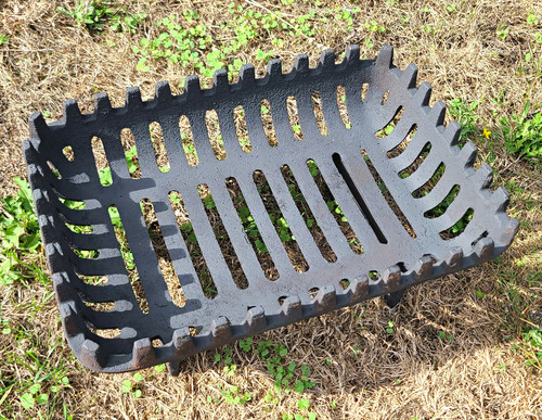 Antique cast iron fire - cast,