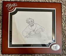 Walt Disney The Little Mermaid Animator Sketch URSULA in Frame