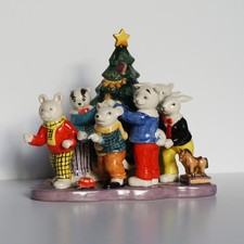 Rupert Bear CHRISTMAS WITH RUPERT RB27 Royal Doulton Ltd Ed No. 395 boxed RARE