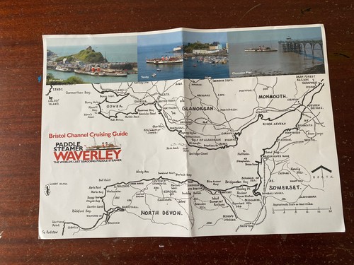 Waverley paddle steamer map - waverley,