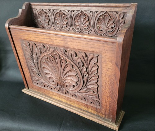 Antique english carved - english, oak