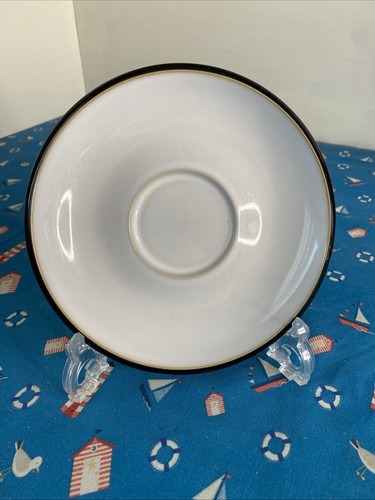 Denby jet grey saucer - jet,
