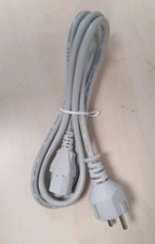 1m F IEC C13 Socket To 2 Pin Euro Plug Mains Power Lead