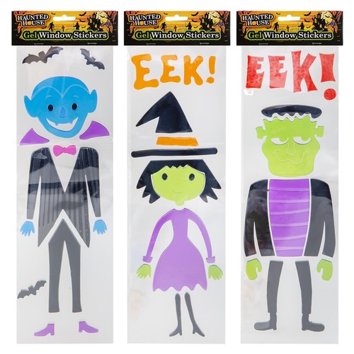 Halloween gel window stickers - halloween,