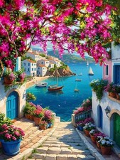Beautiful harbour stamped - beautiful,