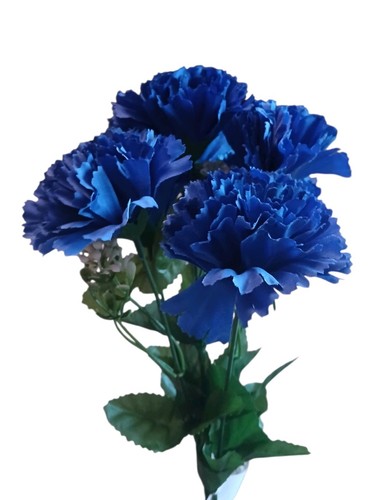 Artificial blue carnation - artificial,