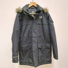 Karrimor Black Coat Size M Weathertite Fur Hood
