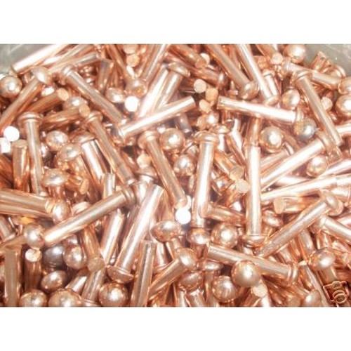 Dia copper rivets - 1/16",