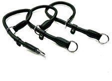   Strong Hand Crafted Rolled Leather Slip Dog Choke Collar