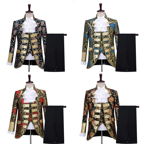 Mens piece suit brocade - mens, 3