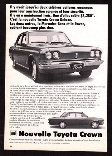 1968 toyota crown deluxe - toyota,
