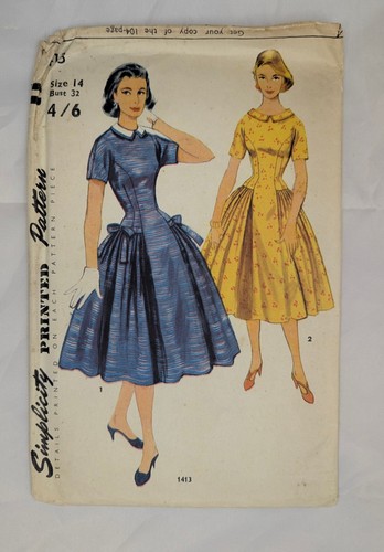 Vintage 1955 simplicity 1413 - vintage,