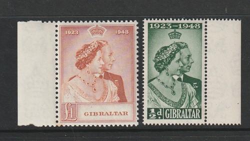Gibraltar 1948 wedding mnh - gibraltar,