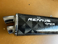 1991 -92 Kawasaki zxr750 J1 ect Very rare carbon Remus viper race can muffler 