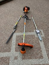 Parker 2-stroke petrol hedge trimmer, strimmer, chain saw. PGMT 5200