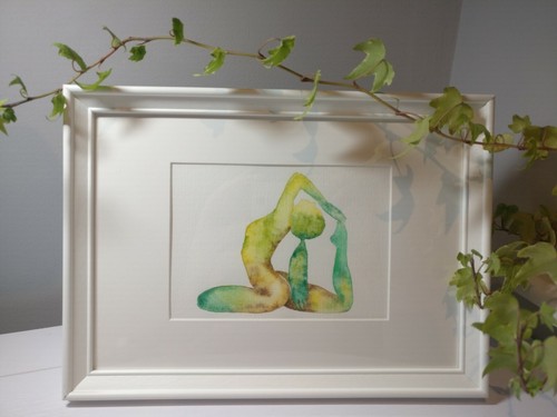 Original framed watercolour