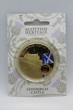 EDINBURGH CASTLE The Scottish Heritage Collection Gold Commemorative Coin 