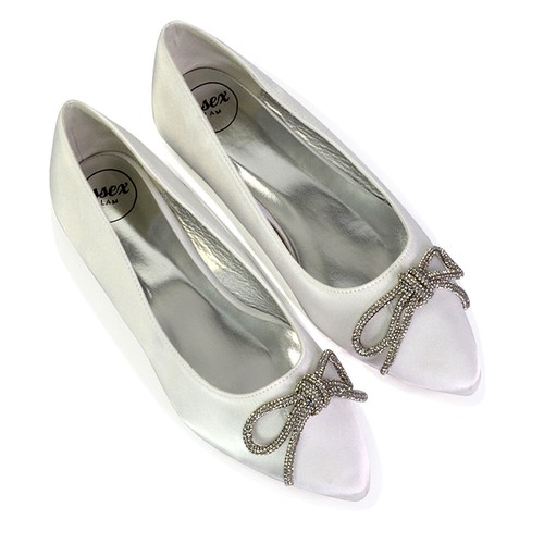 Womens flat wedding shoes - womens,