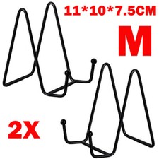 2Pack M Metal Stand Holder Iron Easel Display For Photo Book Display Plate Frame