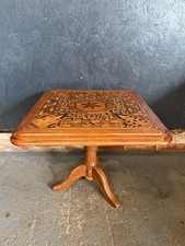 Inlaid games card table - inlaid,