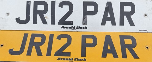Cherished vehicle number plate - vehicle,