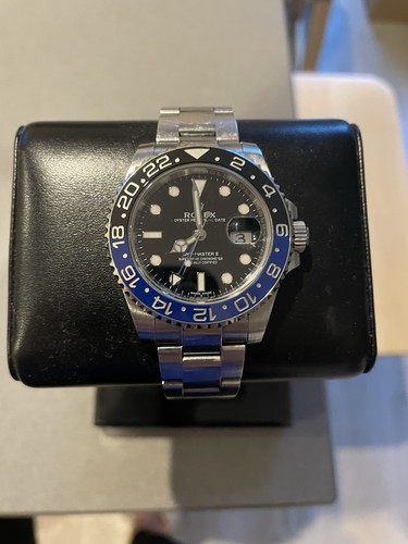 Rolex gmt master - ii, batman
