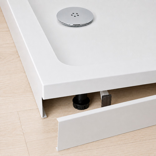 Easy plumb adjustable shower - adjustable,