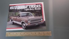 Vtg ORIGINAL 1972 DODGE TRUCKS
