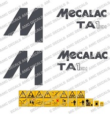 MECALAC TA1EH DUMPER DECALS