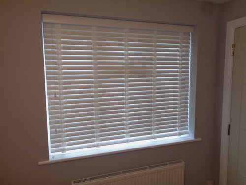 Venetian blind white - blind, faux