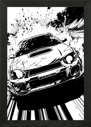 Subaru impreza rally car - subaru,