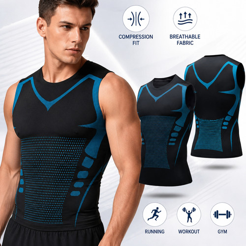 Evolv off compression shirt - compression,