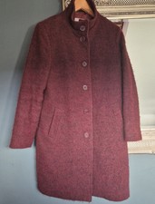 Jigsaw burgundy wool funnel