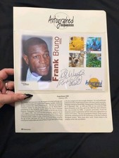 FRANK BRUNO Signed 1998 GB Carnivals Autographed Editions FDC Royal Mail