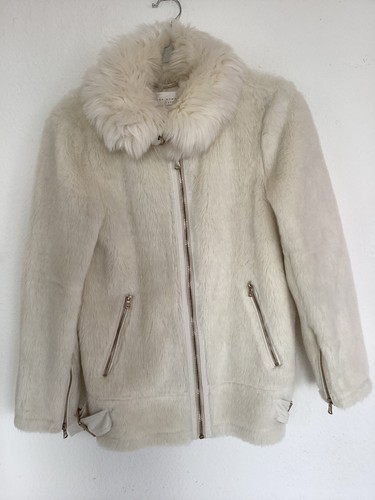 Zara cosy faux fur - fur, ivory