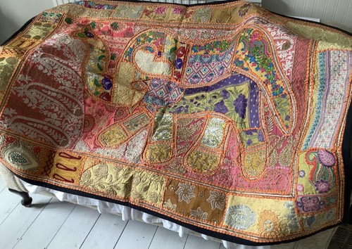Lrg embroidered tapestry - ~lrg, embroidered/tapestry