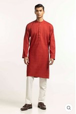 Gul Ahmed Mens Regular Fit Kurta Kameez Size M / Medium Pakistani Eid Wear Khadi